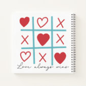 Liebe gewinnt immer notizblock (Rückseite)