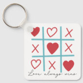Liebe gewinnt immer schlüsselanhänger (Vorderseite)