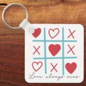 Liebe gewinnt immer schlüsselanhänger (Vorderseite)