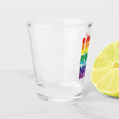 Liebe gewinnt immer schnapsglas (Links)