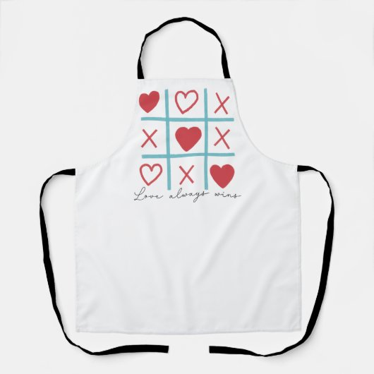 Liebe gewinnt immer schürze (Vorderseite)