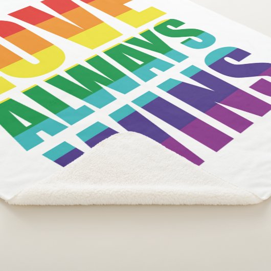 Liebe gewinnt immer sherpadecke (3/4)