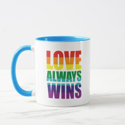 Liebe gewinnt immer tasse (Links)
