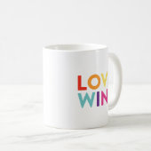 Liebe gewinnt | Kaffee-Tasse Kaffeetasse (VorderseiteRechts)