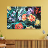 Liebe gewinnt leinwanddruck (Insitu (Wohnzimmer))