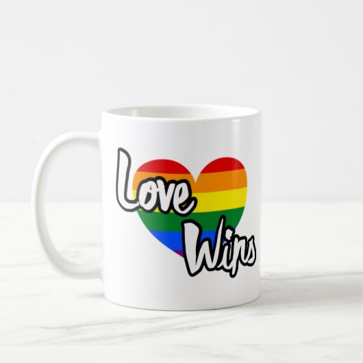 Liebe gewinnt - LGBTQ+-Preis Nr. 2 Kaffeetasse (Links)