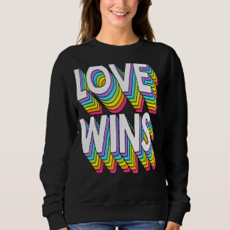 Liebe gewinnt Männer - Frauenverbund Sweatshirt