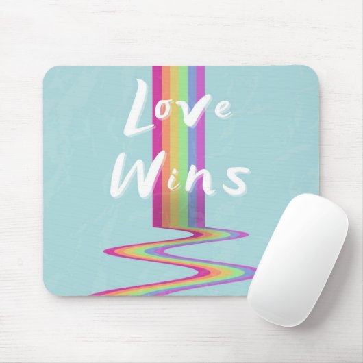 Liebe gewinnt Maus-Pad Mousepad (Mit Mouse)