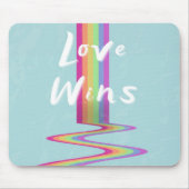 Liebe gewinnt Maus-Pad Mousepad (Vorne)
