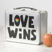 Liebe gewinnt metall brotdose (Beispiel)