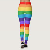 Liebe gewinnt Moderne Rainbow Pride Monatsschenke Leggings (Rückseite)