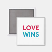 Liebe gewinnt Momastery Magnet (Vorderseite/Rückseite)
