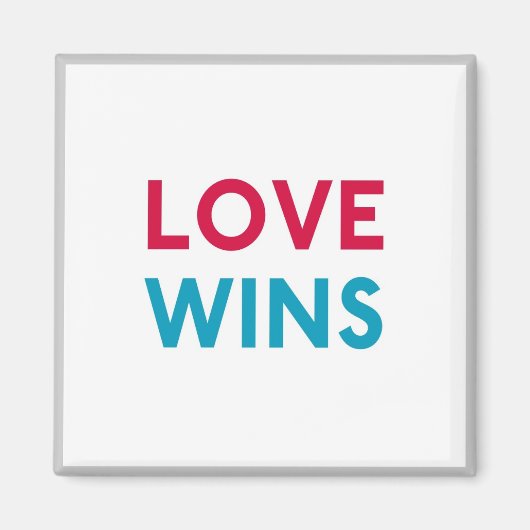 Liebe gewinnt Momastery Magnet (Vorne)