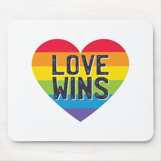 Liebe gewinnt mousepad (Vorne)