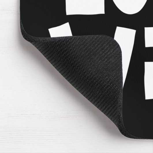 Liebe gewinnt mousepad (Ecke)