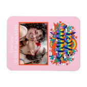Liebe gewinnt Pride LGBTQ Collage Rainbow Ankündig Magnet (Horizontal)