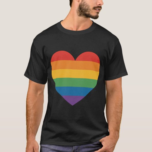 Liebe gewinnt Rainbow Heart Shirt - Gleichheit Pri (Vorderseite)