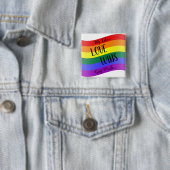 Liebe gewinnt Regenbogen Button (Beispiel)