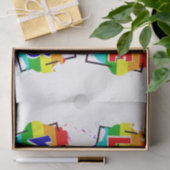 Liebe gewinnt seidenpapier (Geschenk)
