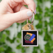 Liebe gewinnt. Stolz. Stolz gewinnt. LGBT+Stolz Schlüsselanhänger (Hand)