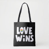 Liebe gewinnt tasche (Vorderseite)