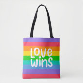 Liebe gewinnt tasche (Vorderseite)