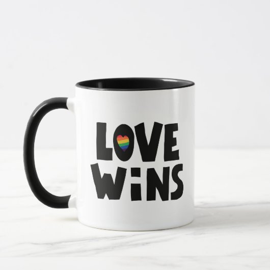 Liebe gewinnt tasse (Links)