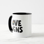 Liebe gewinnt tasse (Vorderseite Links)