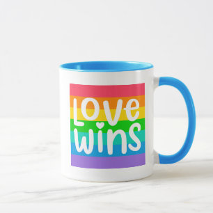 Liebe gewinnt tasse