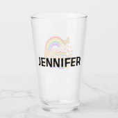 Liebe gewinnt Textdesign Glas (Rückseite)