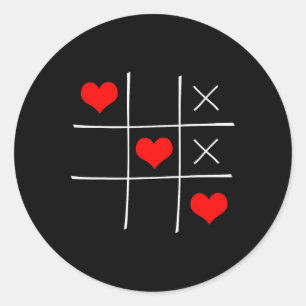 Liebe Gewinnt Valentinstag Herz Frauen Männer Kind Runder Aufkleber