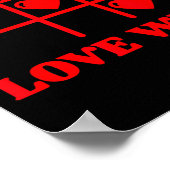 Liebe Gewinnt Valentinstag Poster (Ecke)