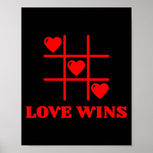 Liebe Gewinnt Valentinstag Poster