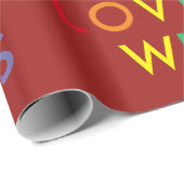 Liebe gewinnt Wrapping Paper Geschenkpapier (Rolleneckpunkt)