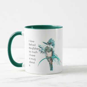 Liebe gezähmte Kingfisher Hunde so viel Spaß Quote Tasse