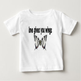 Liebe gibt dir Flügel Baby T-shirt