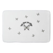 Liebe gibt dir Flügel Badematte (Vorderseite)