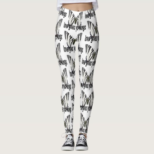 Liebe gibt dir Flügel Leggings (Vorderseite)