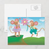 Liebe gibt dir Flügel Postkarte (Vorne/Hinten)