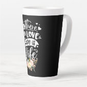 Liebe gibt es Leben Milchtasse (Rechte Ecke)