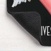 Liebe gibt Ihnen Wings Mousepad (Ecke)
