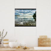 LIEBE GIBT NICHT, SONDERN ES SELBST-Poster Poster (Küche)