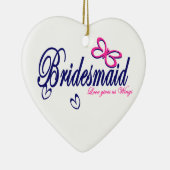 Liebe gibt uns Wings Keramikornament (Rechts)