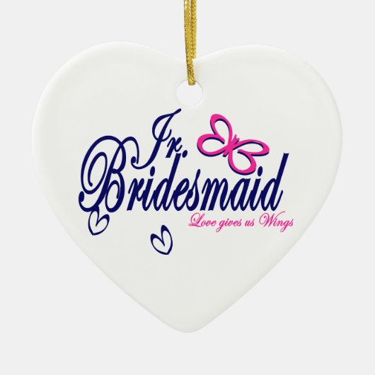 Liebe gibt uns Wings Keramikornament (Vorne)