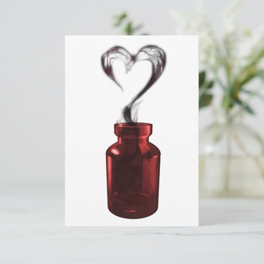 Liebe Gift Einladung (Stehend Vorderseite)