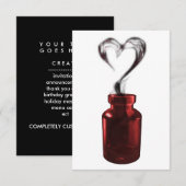 Liebe Gift Einladung (Vorne/Hinten)