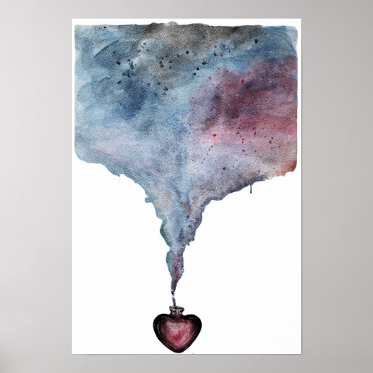 Liebe Gift Fantasy Drink Vial Passion Cosmos Nebu Poster (Vorne)