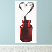 Liebe Gift Leinwanddruck (Insitu (Holzboden))