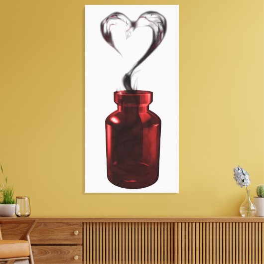 Liebe Gift Leinwanddruck (Insitu (Wohnzimmer))