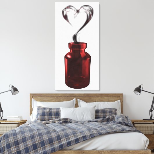 Liebe Gift Leinwanddruck (Insitu (Schlafzimmer))
